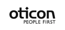 Logo des Hörgerätehersteller Oticon.